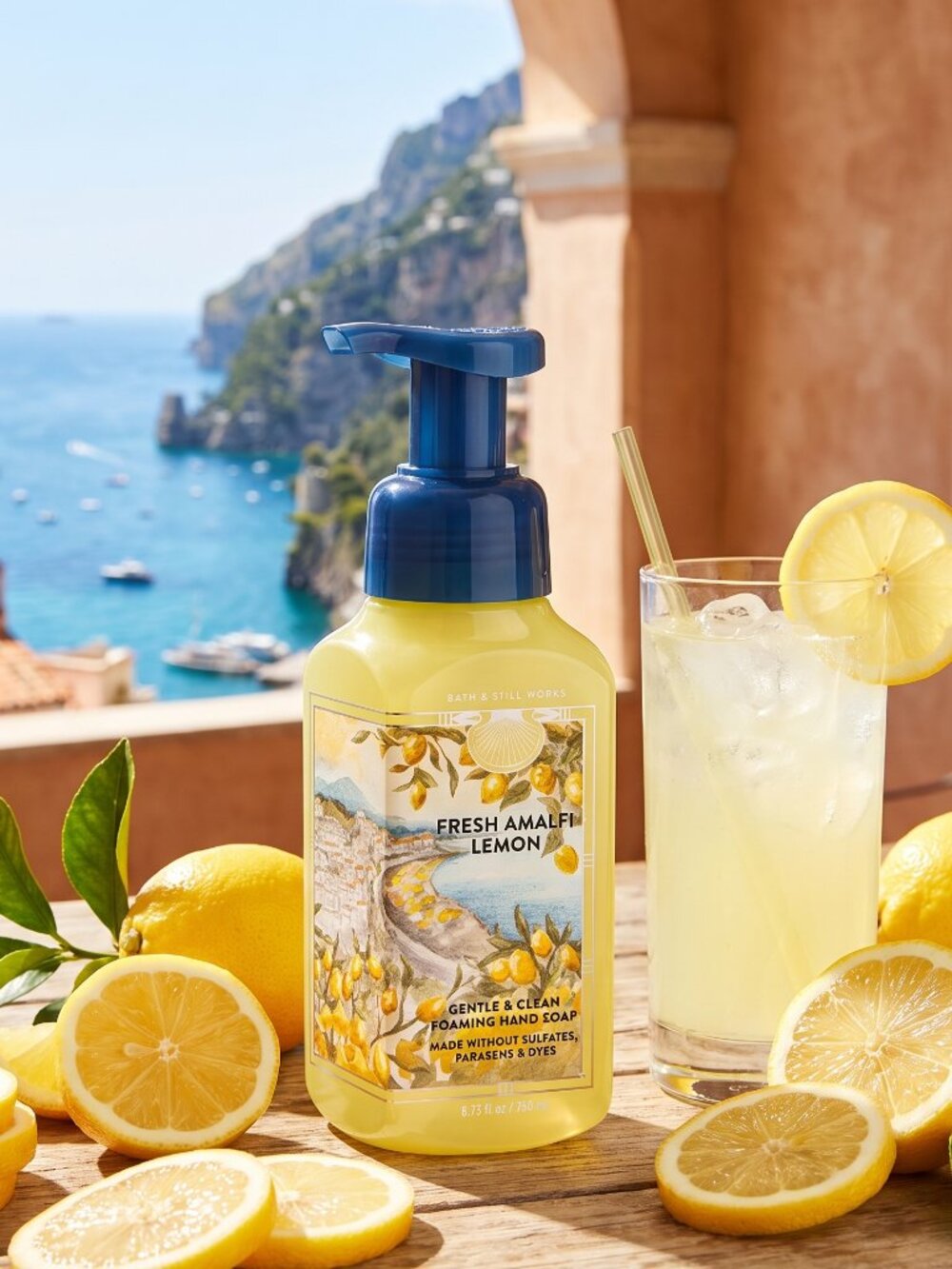 🍋Bath & Body Works Fresh Amalfi Lemon Gentle & Clean Foaming Hand Soap NWT🍋